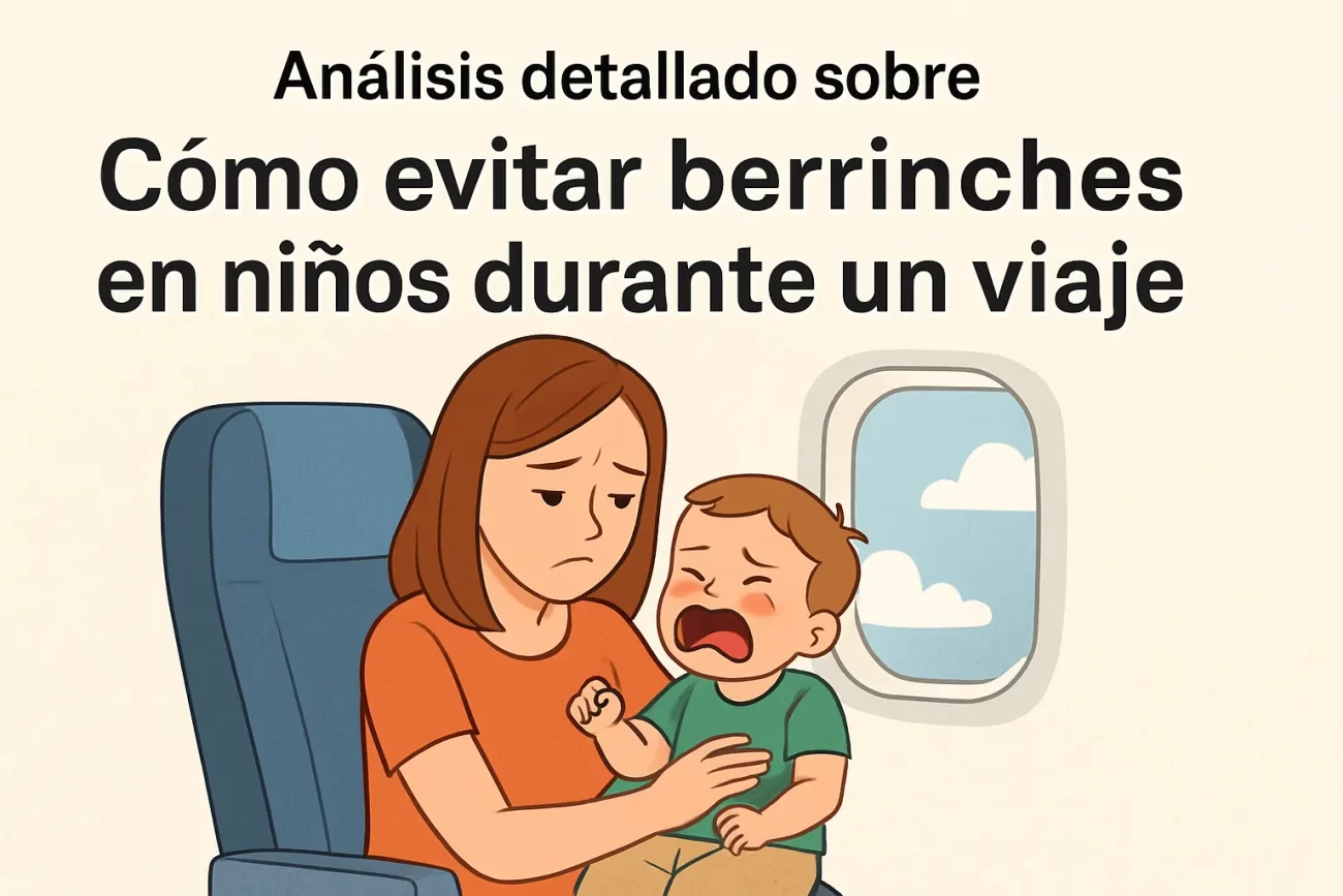 análisis detallado sobre Cómo evitar berrinches en niños durante un viaje