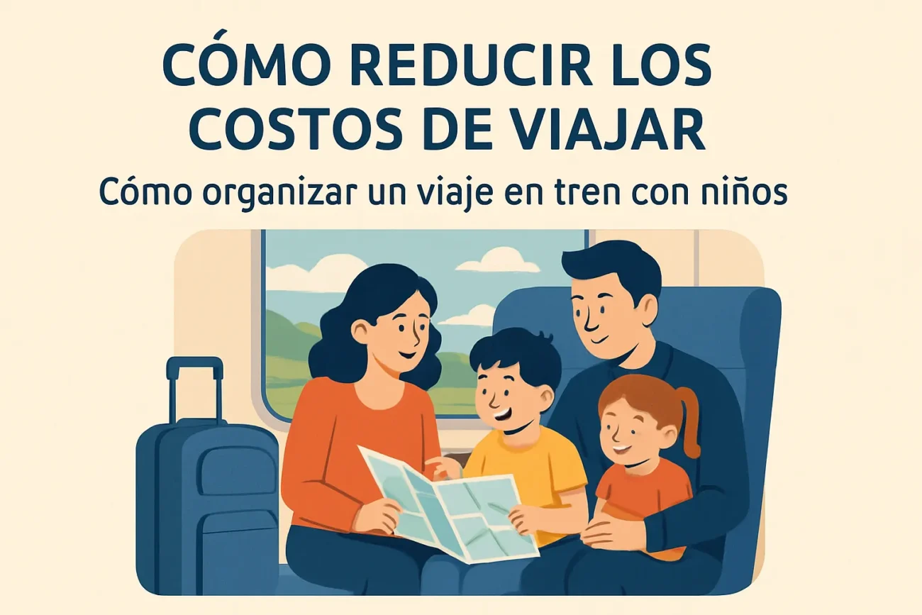 como-reducir-los-costos-de-viajar-con-Como-organizar-un-viaje-en-tren-con-ninos - Pulso Turistico cómo reducir los costos de viajar con Cómo organizar un viaje en tren con niños