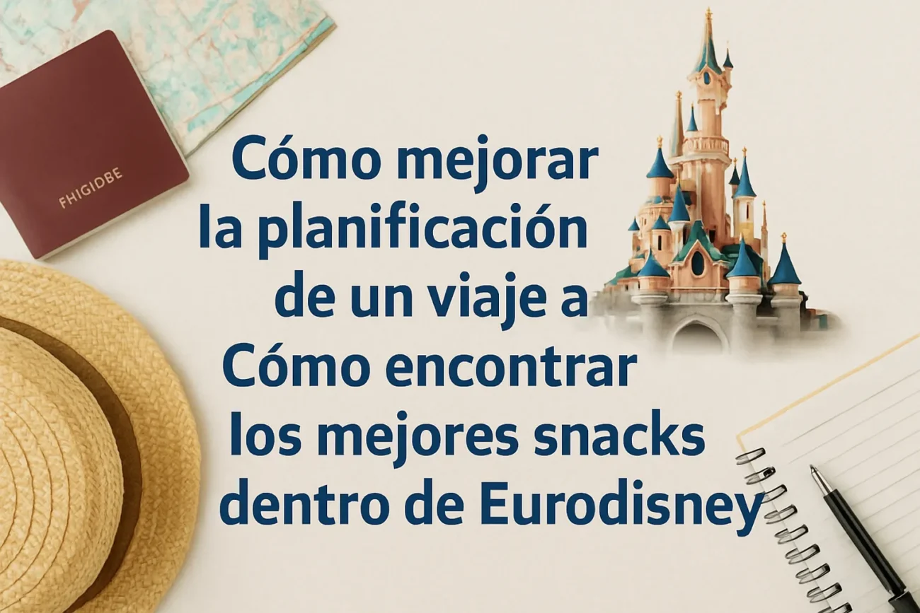 cómo mejorar la planificación de un viaje a Cómo encontrar los mejores snacks dentro de Eurodisney