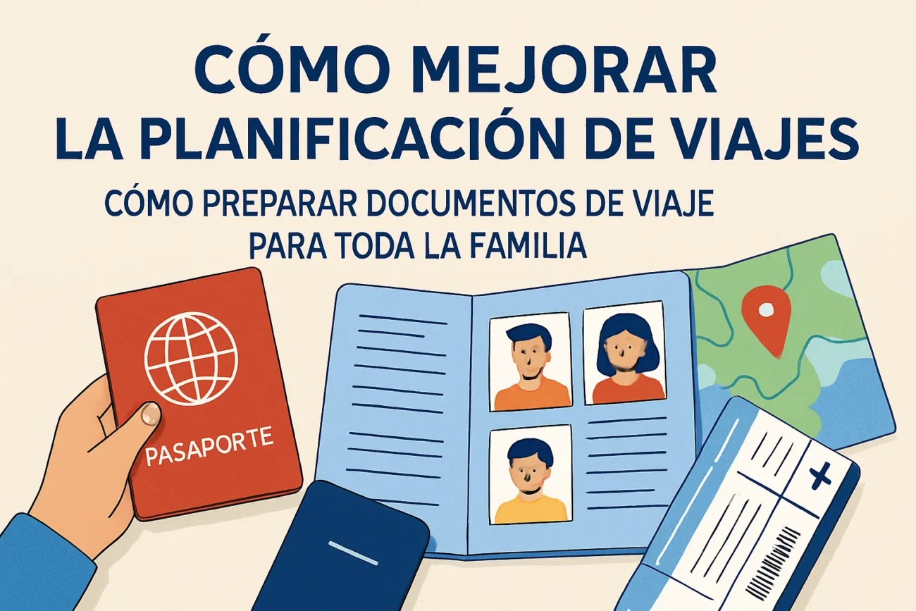 cómo mejorar la planificación de viajes en Cómo preparar documentos de viaje para toda la familia