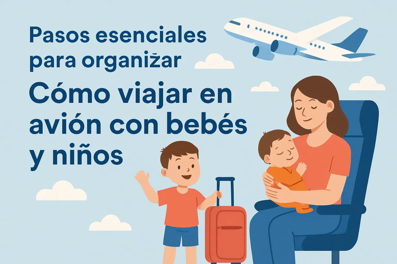 pasos-esenciales-para-organizar-Como-viajar-en-avion-con-bebes-y-ninos - Pulso Turistico pasos esenciales para organizar Cómo viajar en avión con bebés y niños