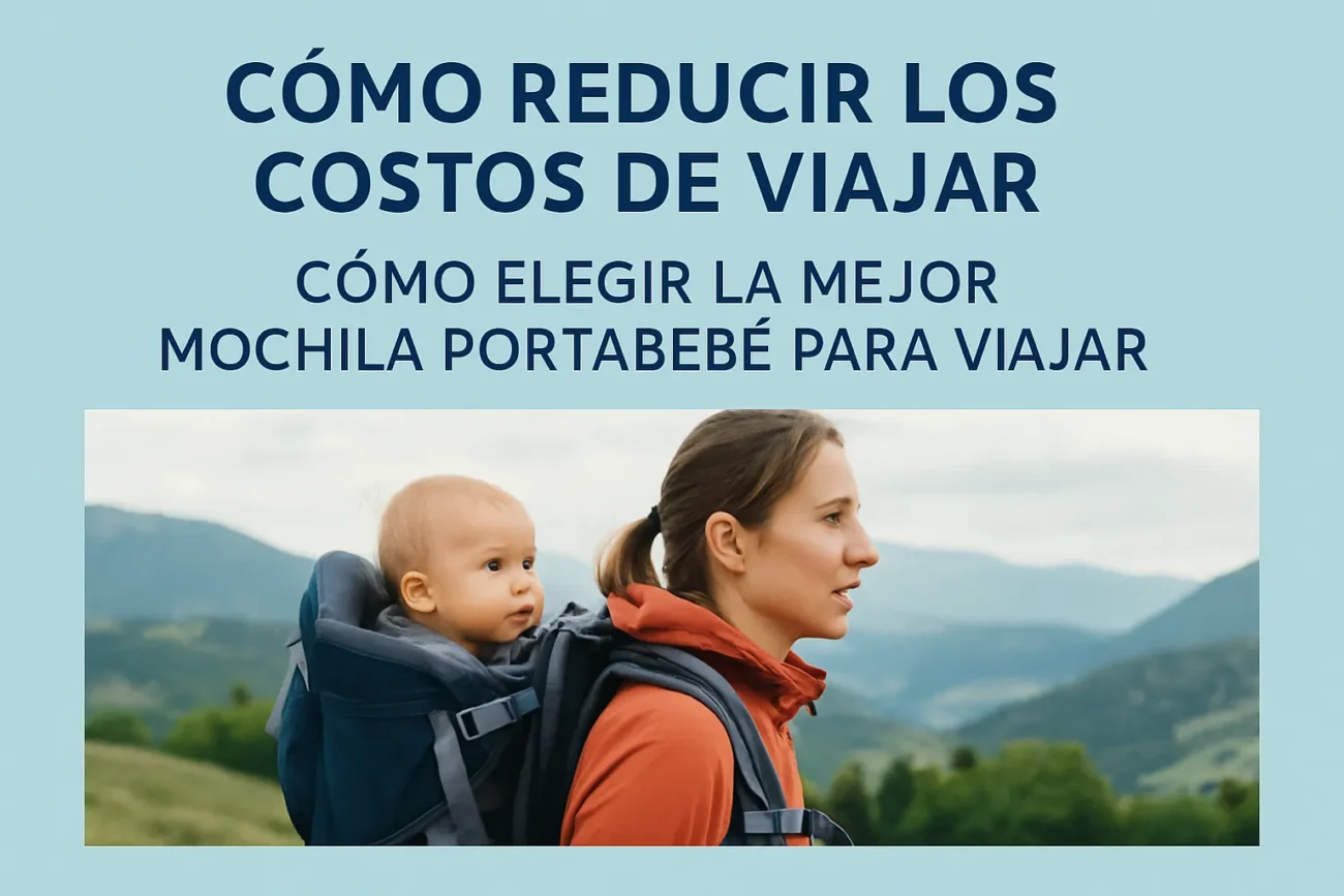 cómo reducir los costos de viajar con Cómo elegir la mejor mochila portabebé para viajar
