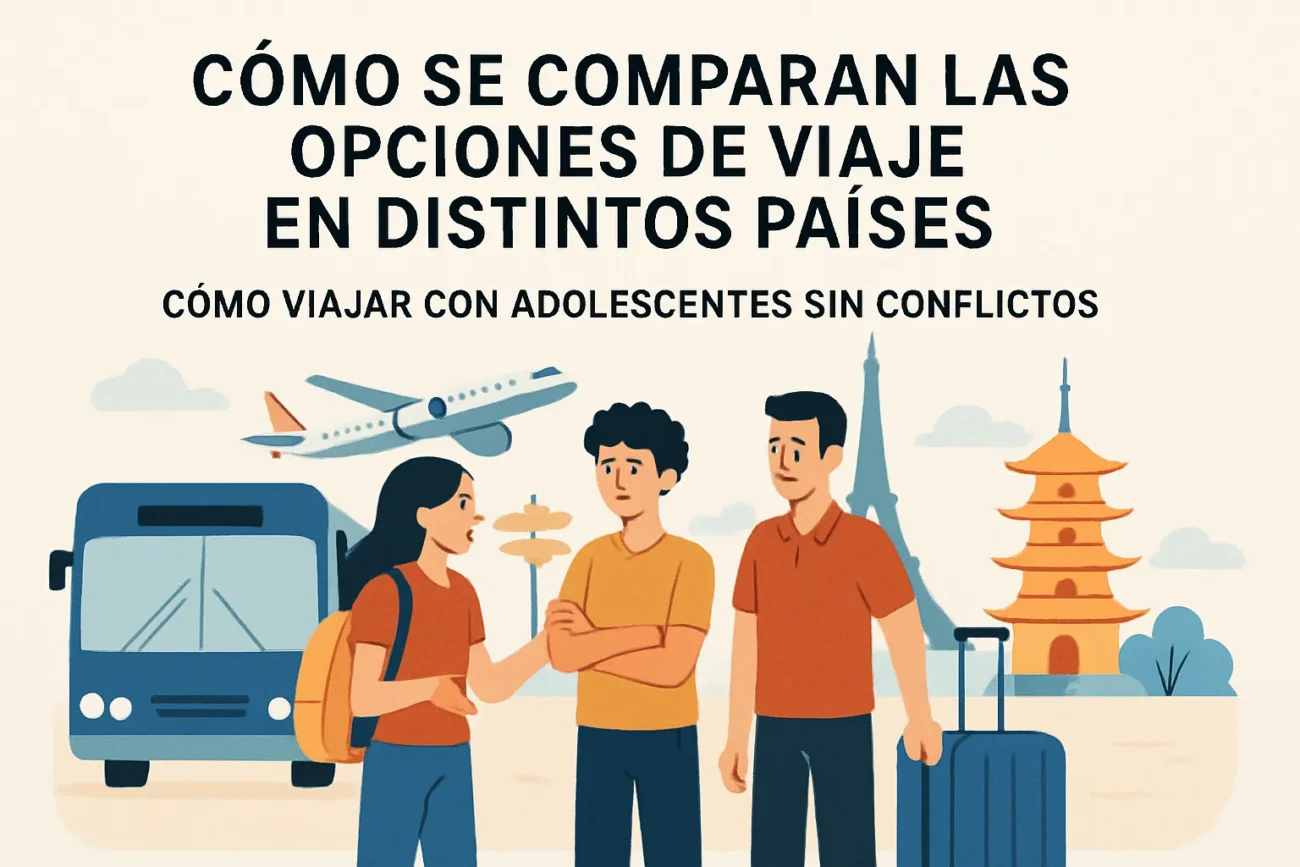 como-se-comparan-las-opciones-de-viaje-en-distintos-paises-Como-viajar-con-adolescentes-sin-conflictos - Pulso Turistico cómo se comparan las opciones de viaje en distintos países Cómo viajar con adolescentes sin conflictos