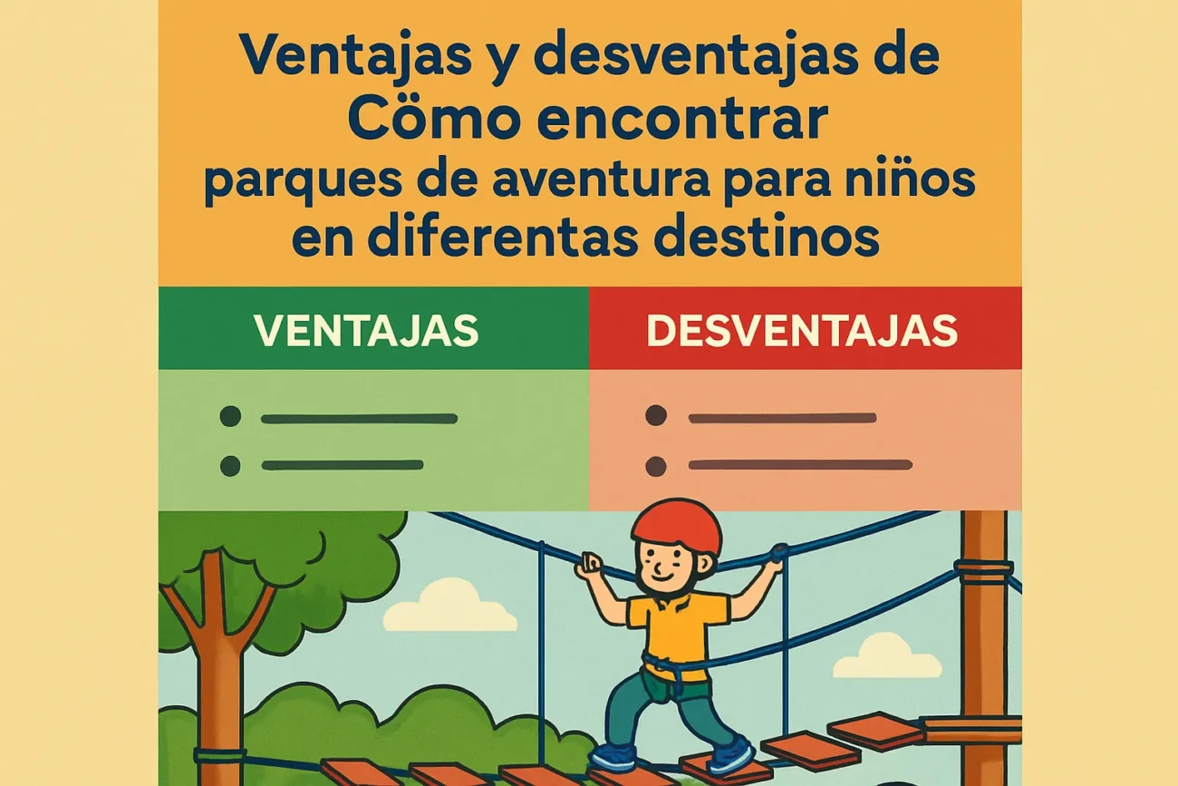 ventajas-y-desventajas-de-Como-encontrar-parques-de-aventura-para-ninos-en-diferentes-destinos - Pulso Turistico ventajas y desventajas de Cómo encontrar parques de aventura para niños en diferentes destinos