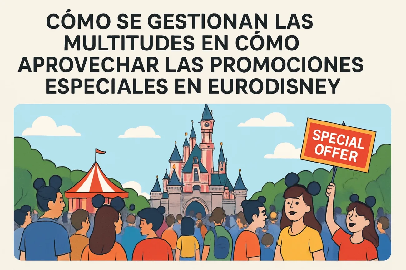 cómo se gestionan las multitudes en Cómo aprovechar las promociones especiales en Eurodisney