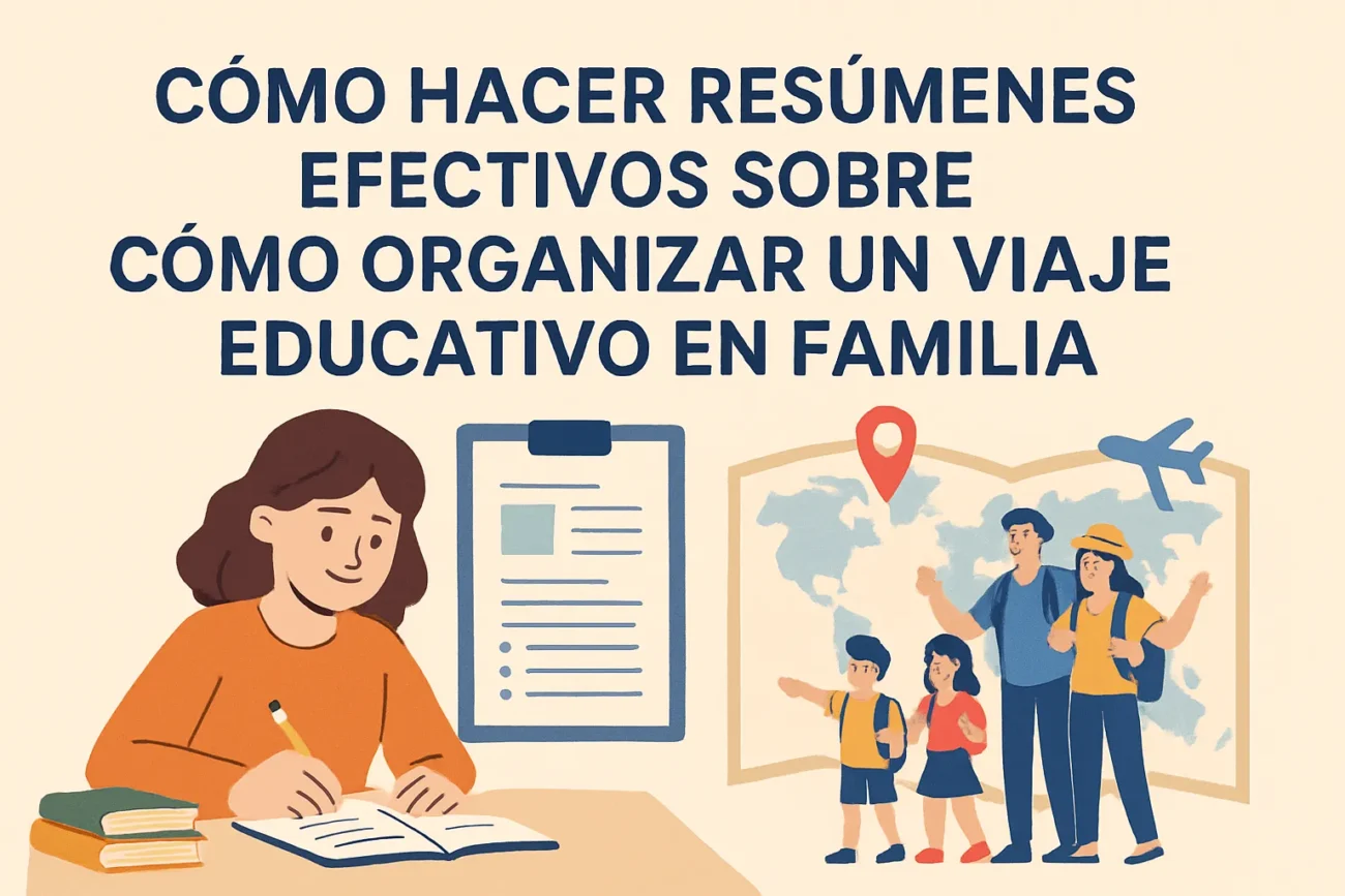 como-hacer-resumenes-efectivos-sobre-Como-organizar-un-viaje-educativo-en-familia - Pulso Turistico cómo hacer resúmenes efectivos sobre Cómo organizar un viaje educativo en familia