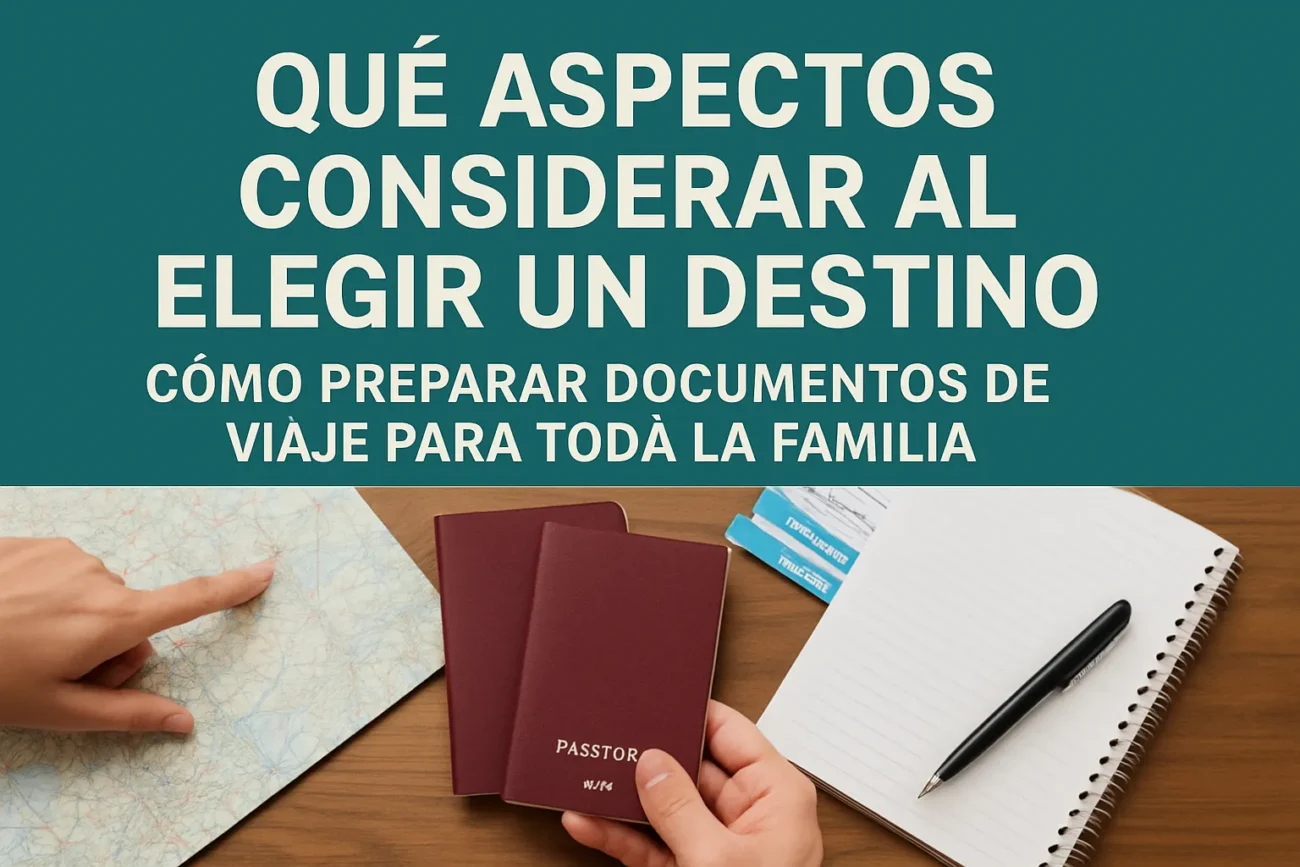 que-aspectos-considerar-al-elegir-un-destino-Como-preparar-documentos-de-viaje-para-toda-la-familia - Pulso Turistico qué aspectos considerar al elegir un destino Cómo preparar documentos de viaje para toda la familia