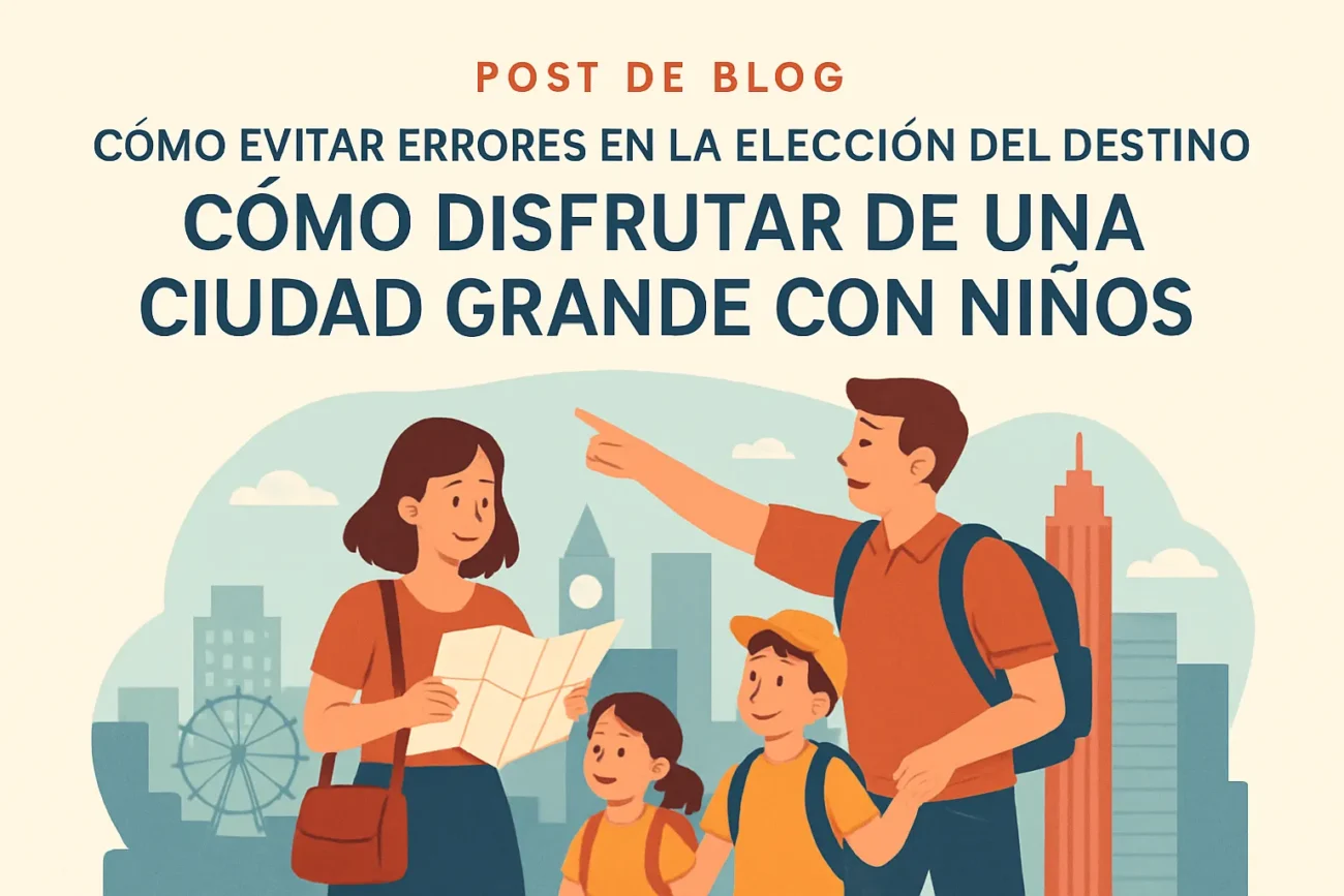 como-evitar-errores-en-la-eleccion-del-destino-Como-disfrutar-de-una-ciudad-grande-con-ninos - Pulso Turistico cómo evitar errores en la elección del destino Cómo disfrutar de una ciudad grande con niños