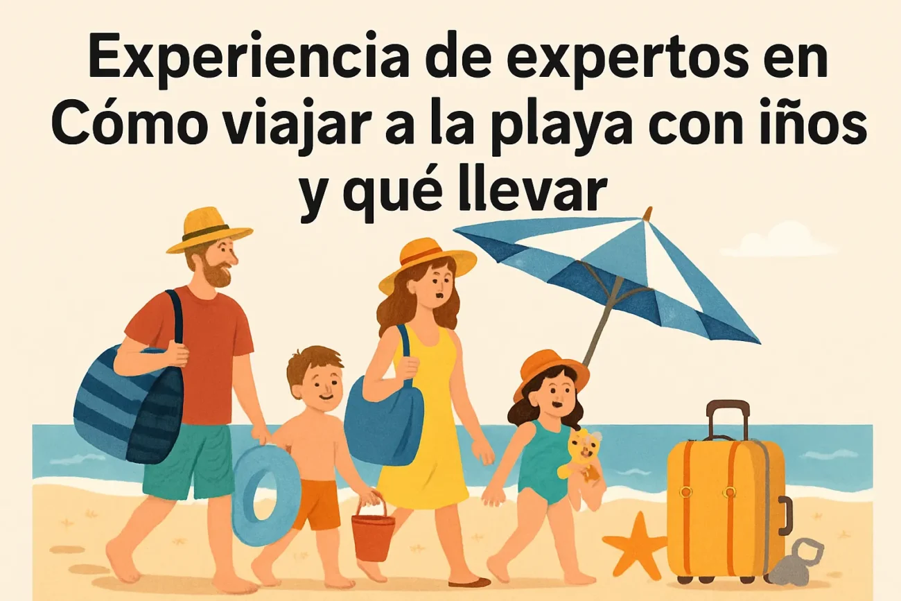 experiencia-de-expertos-en-Como-viajar-a-la-playa-con-ninos-y-que-llevar - Pulso Turistico experiencia de expertos en Cómo viajar a la playa con niños y qué llevar