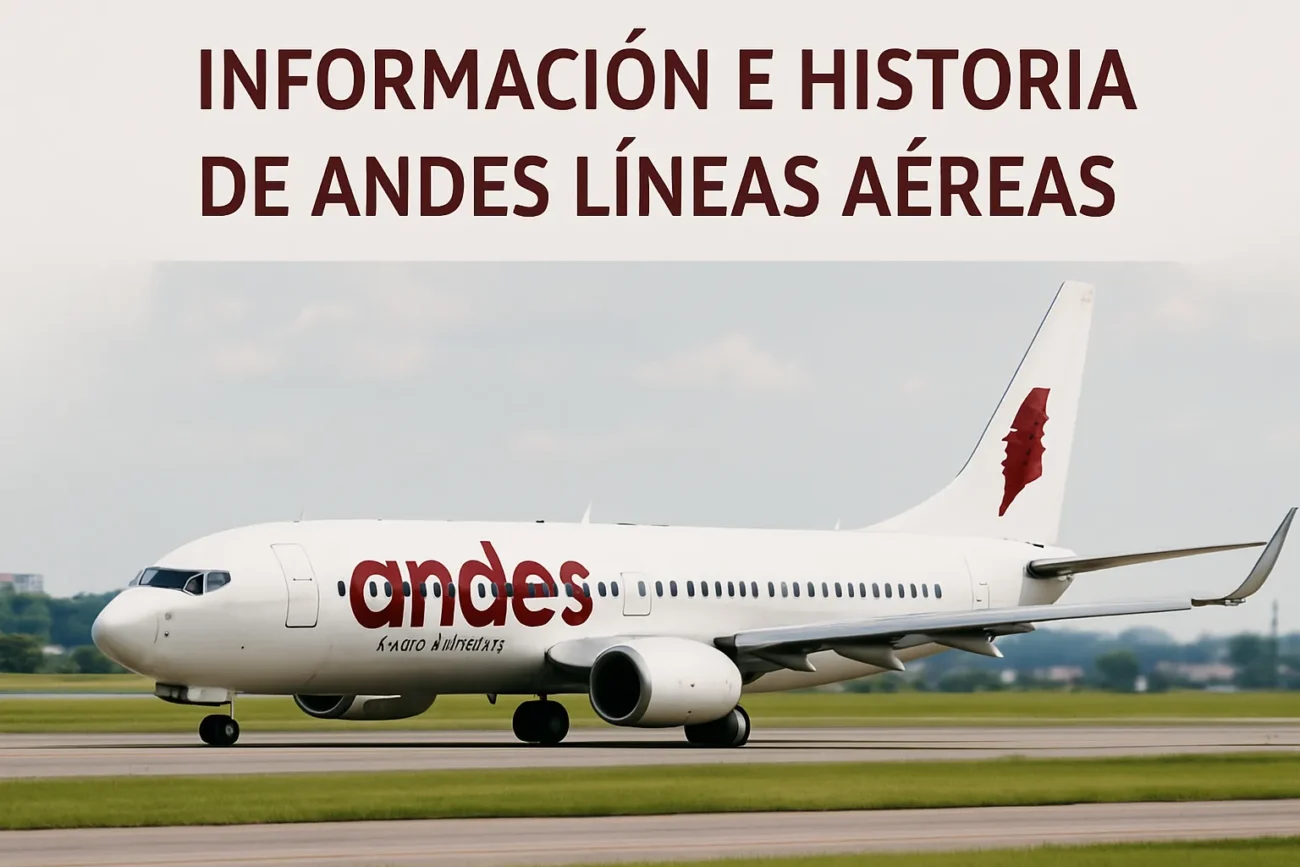 Informacion-e-historia-de-Andes-Lineas-Aereas - Pulso Turistico Información e historia de Andes Lineas Aereas
