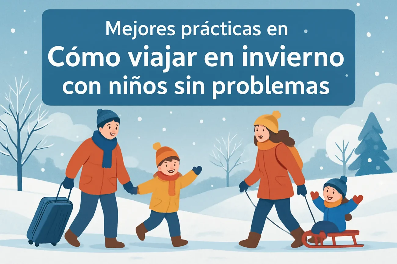 mejores prácticas en Cómo viajar en invierno con niños sin problemas