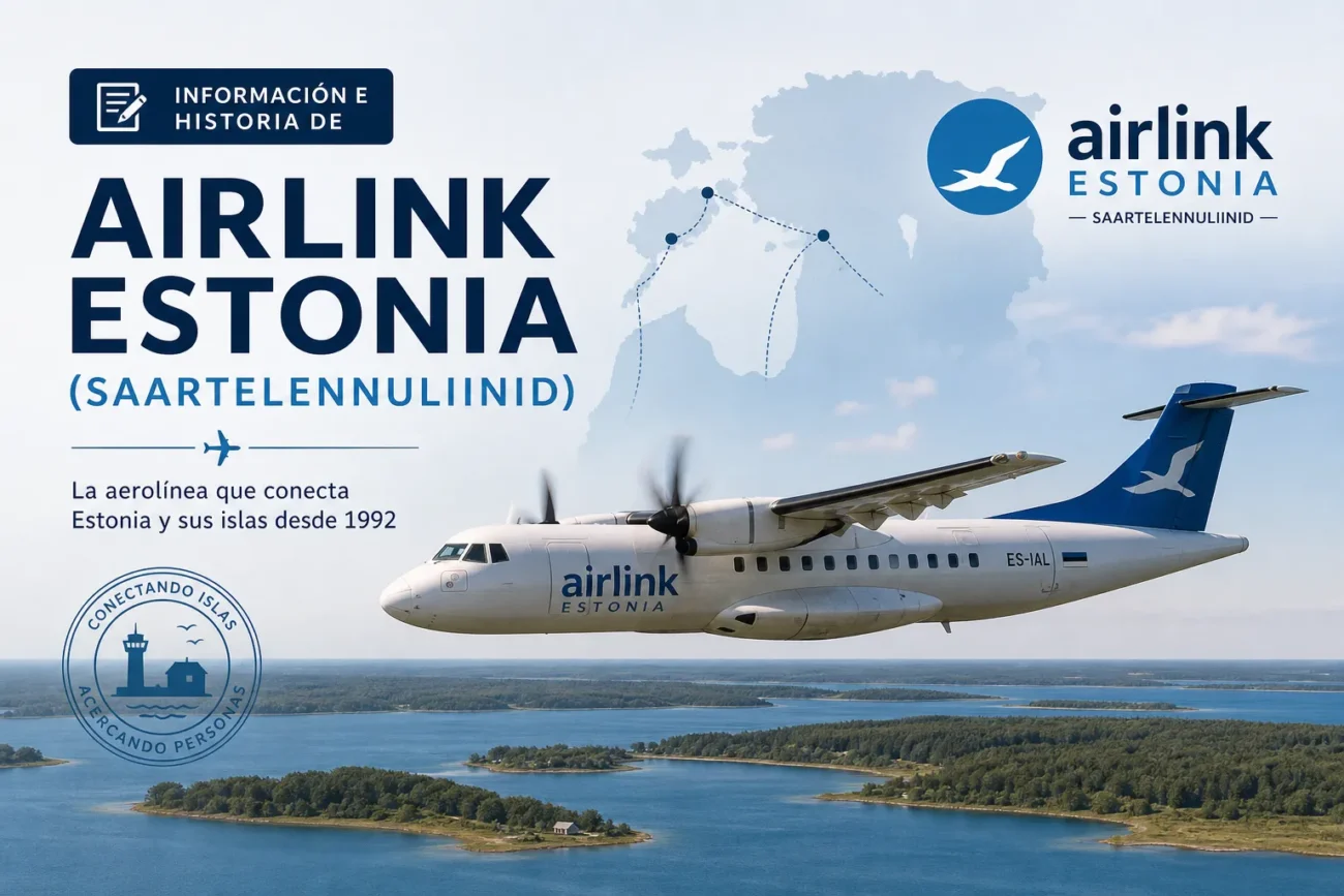 Información e historia de Airlink Estonia (Saartelennuliinid)