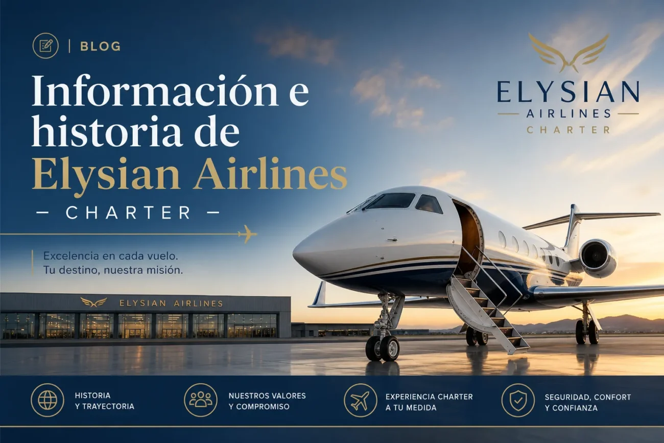 Informacion-e-historia-de-Elysian-Airlines-Charter - Pulso Turistico Información e historia de Elysian Airlines - Charter