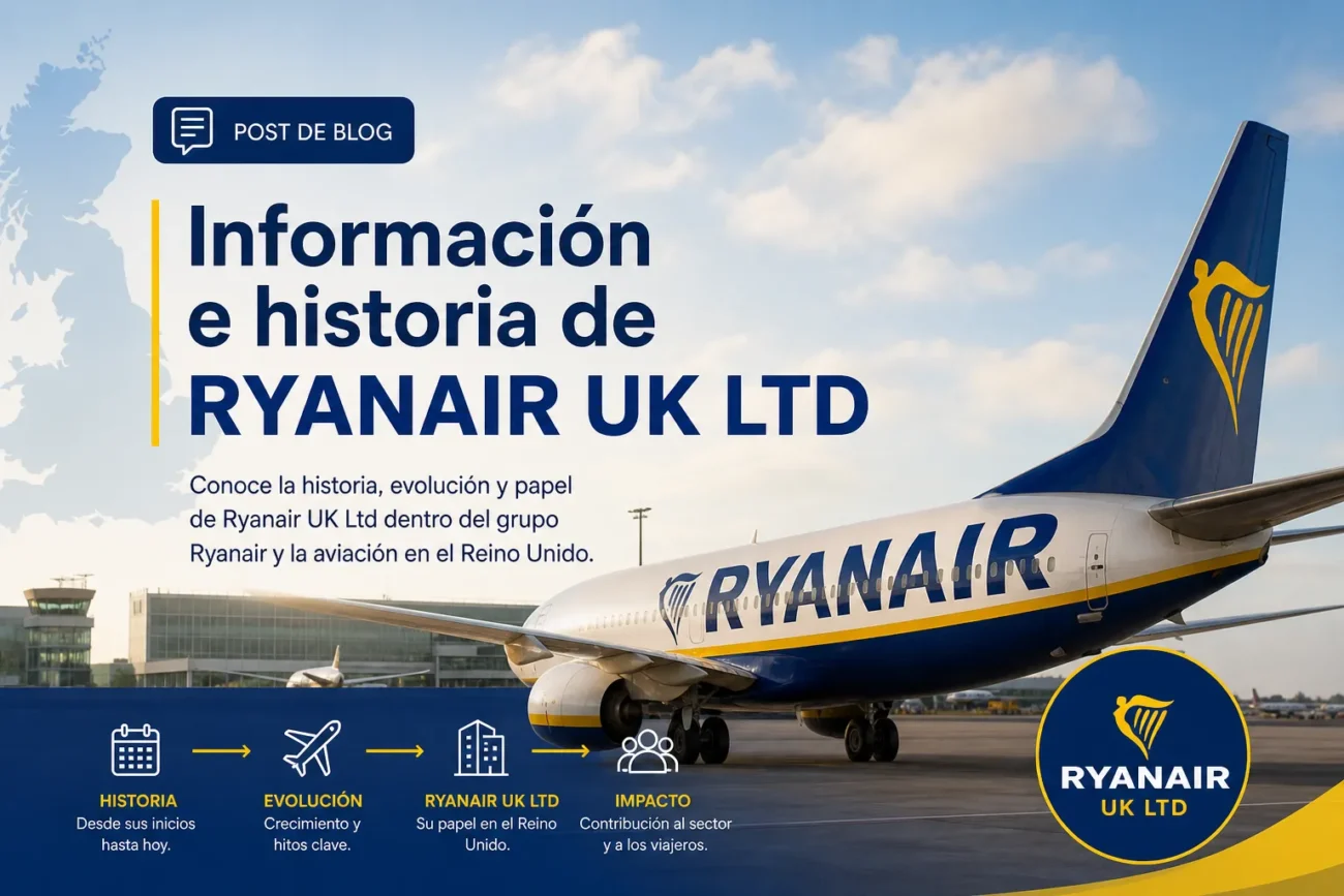 Informacion-e-historia-de-Ryanair-UK-Ltd - Pulso Turistico Información e historia de Ryanair UK Ltd
