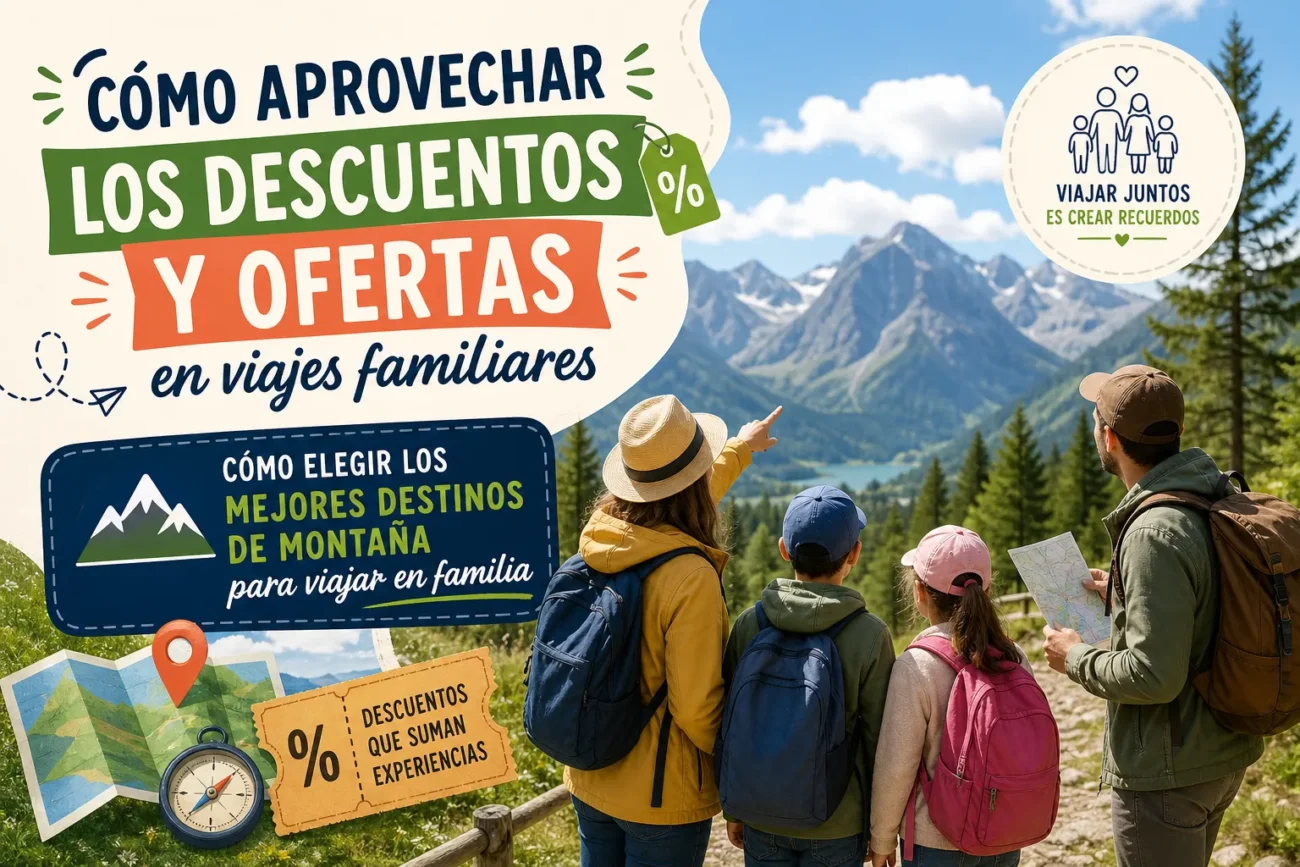 cómo aprovechar los descuentos y ofertas en viajes familiares Cómo elegir los mejores destinos de montaña para viajar en familia
