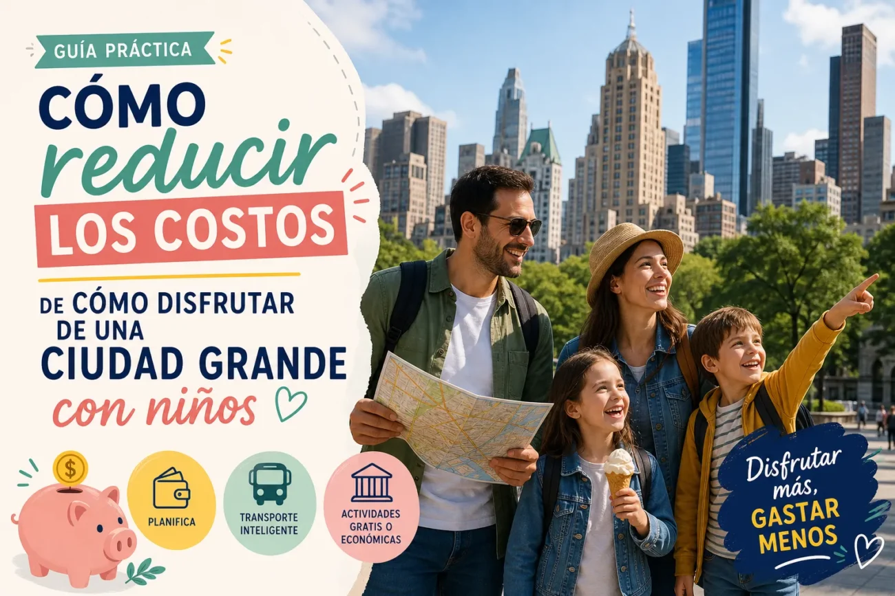 cómo reducir los costos de Cómo disfrutar de una ciudad grande con niños