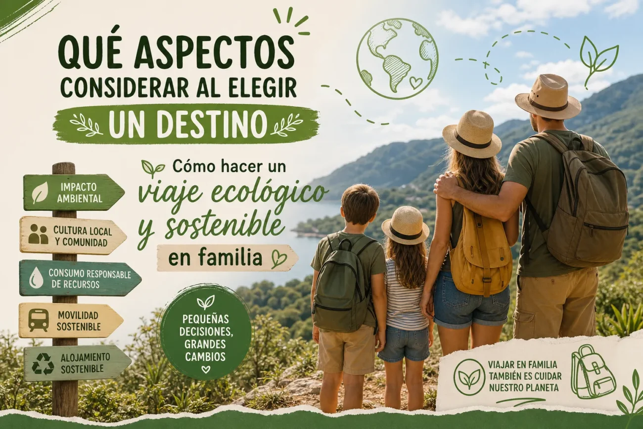 que-aspectos-considerar-al-elegir-un-destino-Como-hacer-un-viaje-ecologico-y-sostenible-en-familia - Pulso Turistico qué aspectos considerar al elegir un destino Cómo hacer un viaje ecológico y sostenible en familia